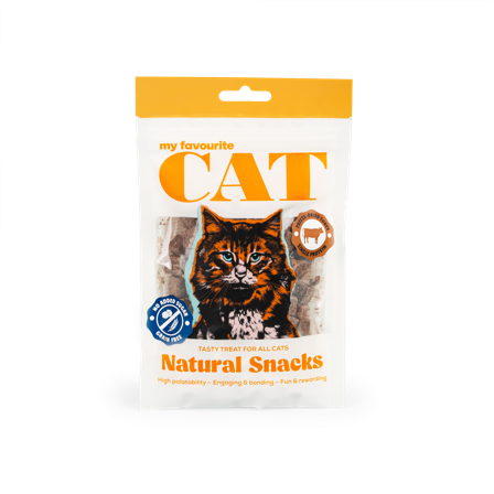 My favourite CAT - Frysetørkede terninger av oksekjøtt 30 g - Katt - Kattegodteri & kattegress - ZOO.no