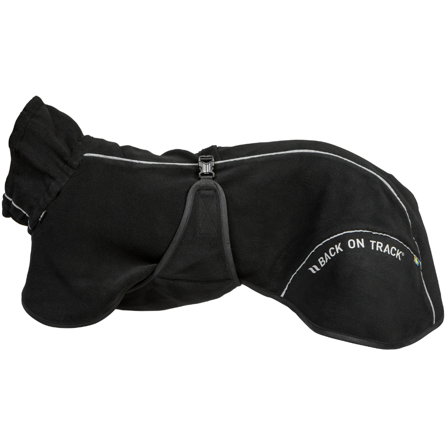 Back on Track Bay Fleece Coat Low Set Tail 70-80 cm Black