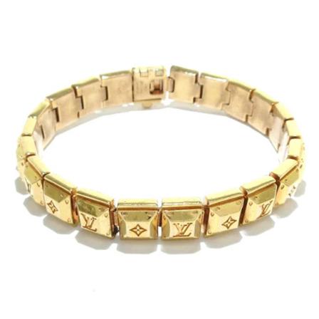 Louis Vuitton Vintage Pre-owned Metal armbnd Gul, Dame Vintage Smykker, Størrelse: ONE Size