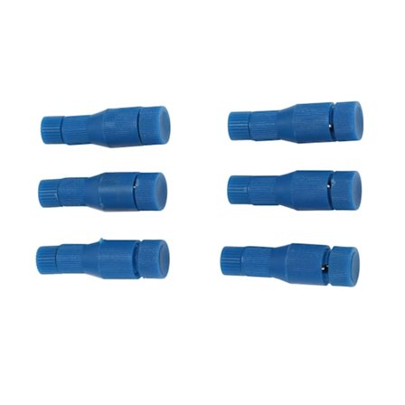 6 st biltrådskontakter T-typ vibrationsäkra mindre motstånd för cyklar båtar