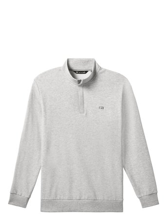 Cloud Quarter Zip 2. Grey TravisMathew