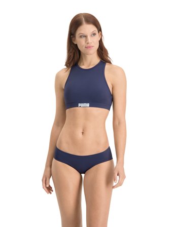 Puma Swim Puma Swim Women Racerback Top 1P - Navy - XL