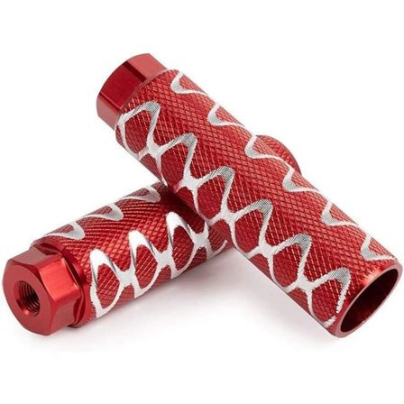 2 stk. fodstøtter i aluminiumlegering til cykel, skridsikre fodstøtter, pedaler, skridsikre bagerste fodpedaler, cykeltilbehør