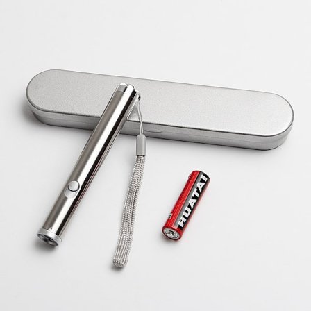 2-i-1 kæledyr kattekilling legetøj rødt lys lommelygte pen pegepind legetøj L