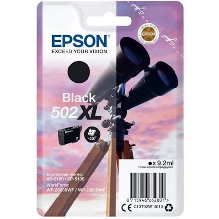 EPSON Ink Cartridge 502 XL Black - Kiikarit (C13T02W14010)