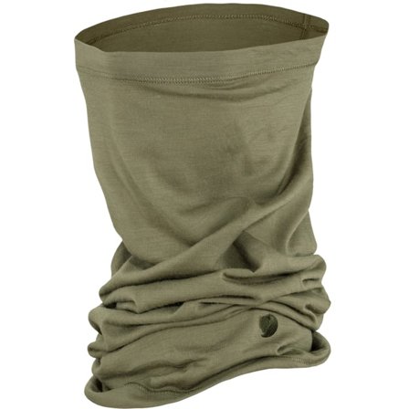 Fjällräven Men's Abisko Lite Neck Gaiter in Light Olive/Grün, Wolle