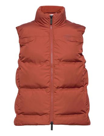 Puffer Vest - Grs/Vegan Orange Knowledge Cotton Apparel
