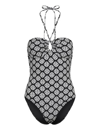 GANT | Monogram Print Swimsuit | M