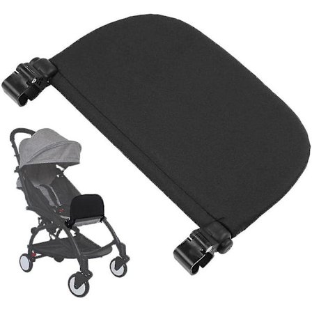 Universellt Fotstöd för Barnvagn - Förlängning för Barnvagnens Benstöd | Justerbar Fotplatta för Barnvagn Universell Förlängd Sittbräda Tillbehör 