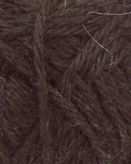 Garn Soft Lama 50g Mörkbrun