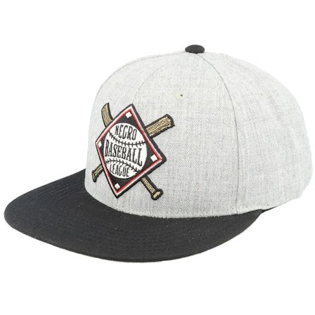 American Needle - Grå snapback Caps - Negro League Baseball Archive Heather Grey/Black Snapback @ Hatstore