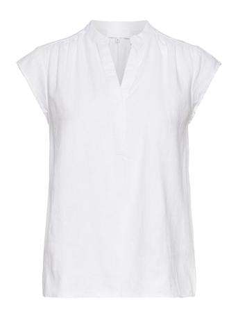 Lr-Naja Blouses Short-sleeved Hvit Levete Room*Betinget Tilbud
