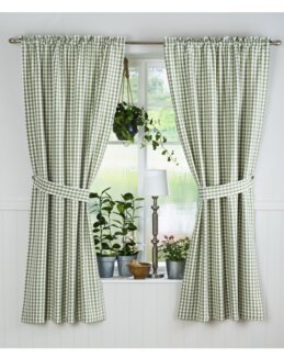 Sivuverho Stina 2/pak Vihreä