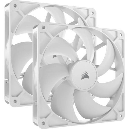 Corsair RS140 Vifte 2pk (hvit) 140mm, 330 – 1700 RPM ±10%, 10 - 36 dBA