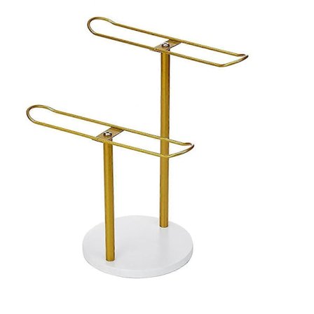 2-lags Hårbøyleholder Organizer, Hårbøyledisplaystativ Hårbøyle Organizer Oppbevaring Hårtau Tilbehør Armbånd