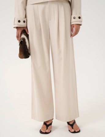 Gestuz Gzedina Hw Pants - Cream - 40