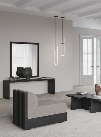 Curve taklampe Ø16- hvit