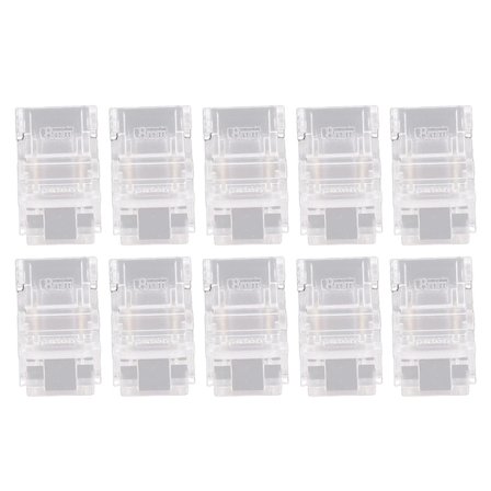 10 stk. 2-pin 8 mm loddefri LED-lysstrip-stik