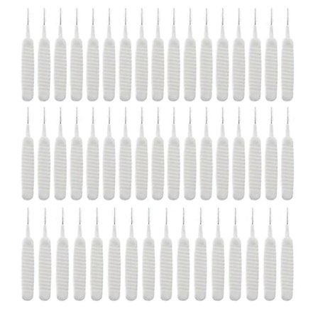 -Hulls Anti-Tetting Rengjøringsbørste, 2024 Ny Dusjhode Rengjøringsbørste for Små Hull Dusjhode Rengjøringsverktøy, 50 STK