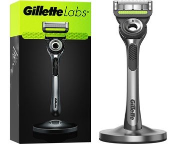 Labs Razor Silver 1ct - Gillette Labs rakhyvel med magnetiskt ställ