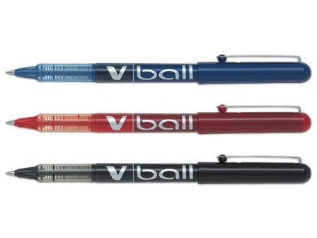 Pilot Bläckkulpenna, V-ball 0,5 mm, svart - Lyreco - Kontorsmaterial - Pennor - Bläckkulpennor