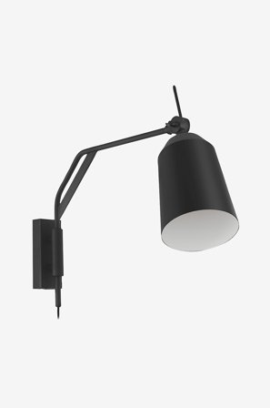 EGLO - Vegglampe Loreto - Svart - Vegglamper - Fra Homeroom