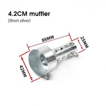 Motorsykkel Lyddemper 35mm 42mm 45mm 48mm 60mm Db Killer Eksosrør Lyddemper Støydemper Motorsykkel