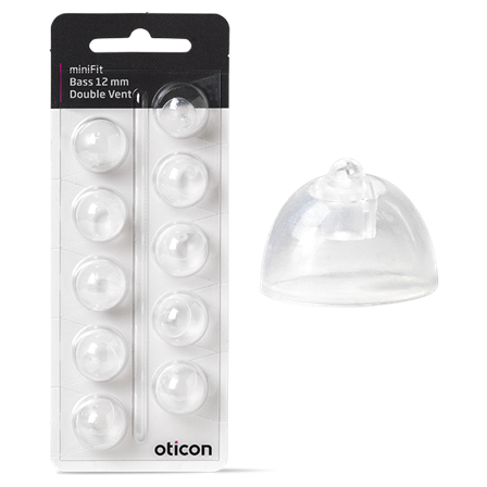 Oticon miniFit Bass Double Vent 12mm