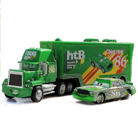 Biler Cargo Racing Truck Chick Hick 86 Htb Racing Car Diecast Legering Biler Model Legetøj Børns Gave