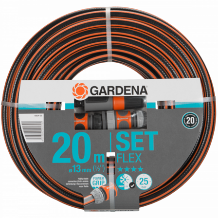 Gardena Comfort FLEX Slangesæt 20 m, 1/2", Vanding