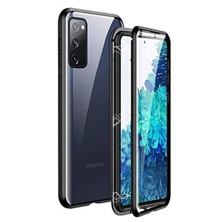 Samsung Galaxy S20 FE - Elegant Dobbelt MagnetCover Svart