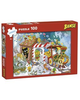 Puzzle Bamse feiert Weihnachten 100 Teile
