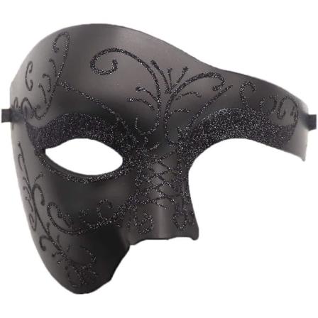 Vintage Phantom Of The Opera Enøjet Halvmaske Kostume