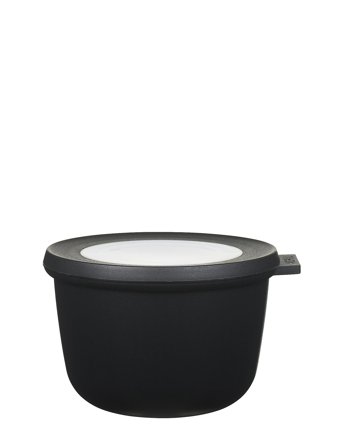 Skål M/Låg Cirqula Black Mepal