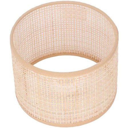 Rottinkivarjostimen vaihto Vintage-koripunottu kattokruunu riippuva pöytä lattia rottinkivalaisin varjostin E27 E14 YYV