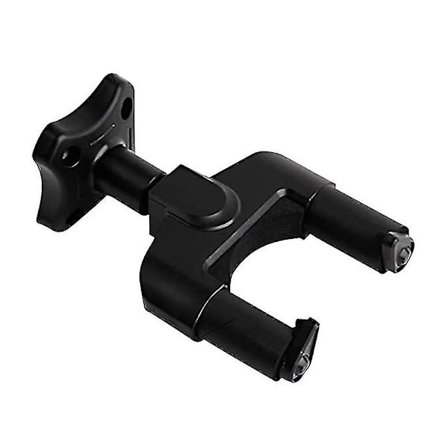 Seinään kiinnitettävä kitarateline, kitarateline 1 kpl - musta