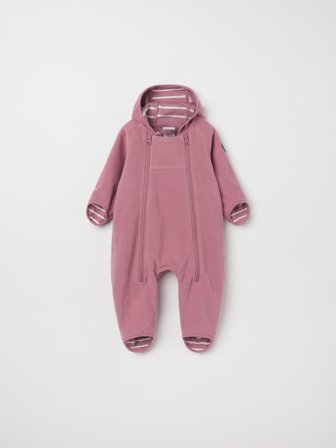 Polarn O. Pyret - Windproof fleece all-in-one - 92 - Childrenswear - pink