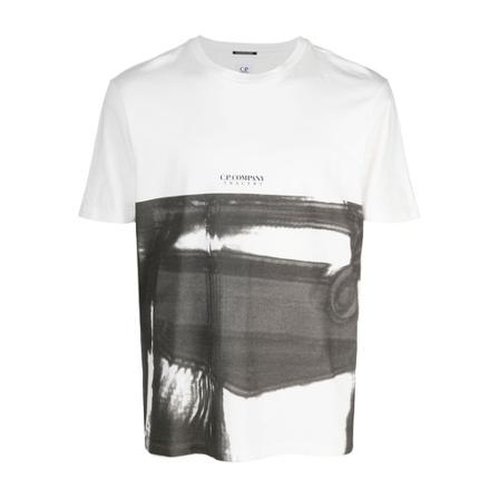 C.p. Company T-shirt , Wit , Heren , Maat: L