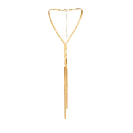 Snake Long Chain Dam Halsband A A