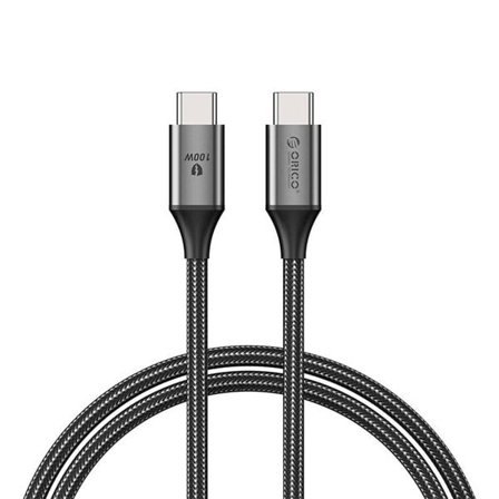 Orico 100W USB-C till USB-C-laddningskabel (svart)