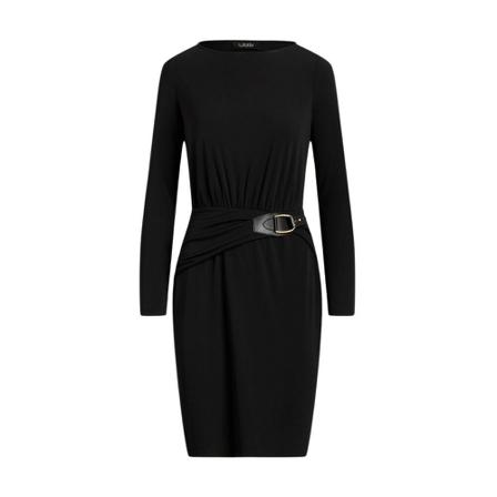 Ralph Lauren, Midi Dresses Zwart, Dames, Maat:S