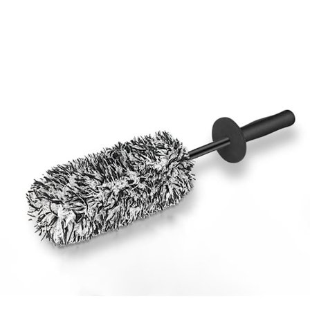 Bilhjul børste, ikke-metallisk hjuldetaljeringsbørste - Velegnet til bil/motorcykel/cykelhjul og fælge.