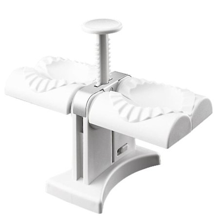 Dobbelthodet Automatisk Dumpling Maker Husholdnings Stål Dumpling Press Maskin