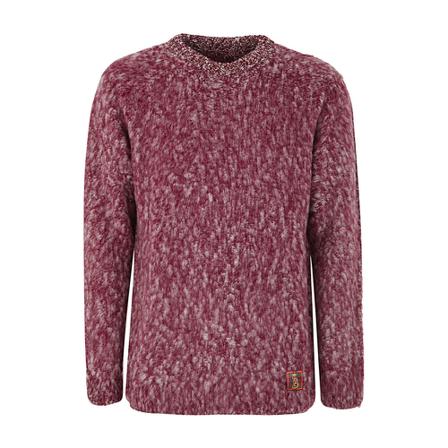 Baracuta, Crew Neck Knit Rood, Heren, Maat:XL