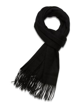 Les Deux Solid Wool Scarf Accessories Scarves Winter Scarves Sort Les Deux
