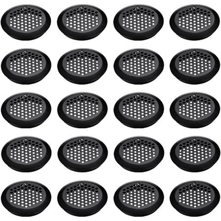 Innovativt dekorativt skapventil, sirkulær ventil i rustfritt stål sikrer et luktfritt miljø, perfekt for å forbedre møblene dine