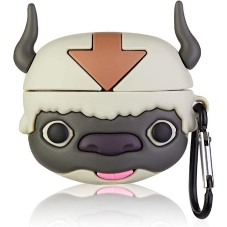 Bedårande skaldesign för AirPods 4 2024 Version Tecknad Söt Mjukt Skydd Stötsäkra Anti-Fall Skal (CuteCow, AirPods 4)