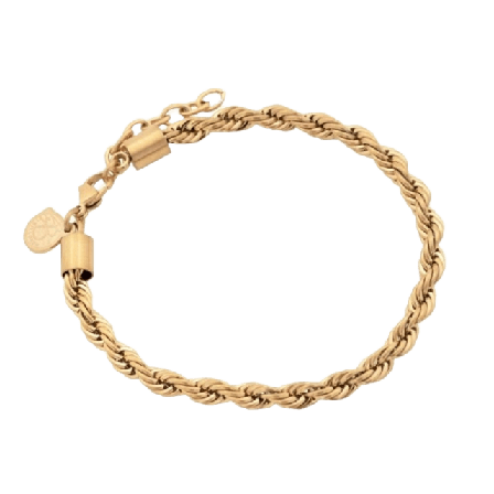 by BILLGREN Stallone Steel Bracelet Gold Accessoarer Herr Guld 19 cm