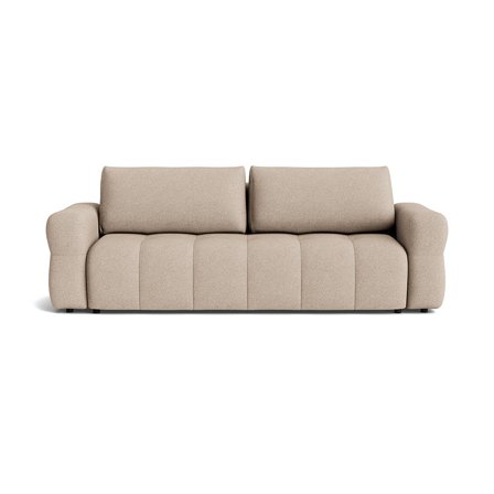 Taranto 3 personers sovesofa, opbevaring - Loop Beige - 248x105x90 - Sofa, sovesofa