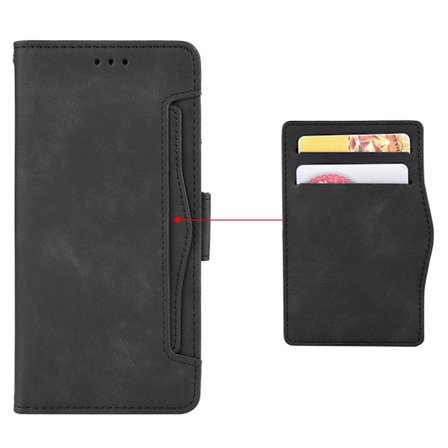 Wallet Case Compatible with OnePlus 13R, Ultra Slim Design - Black